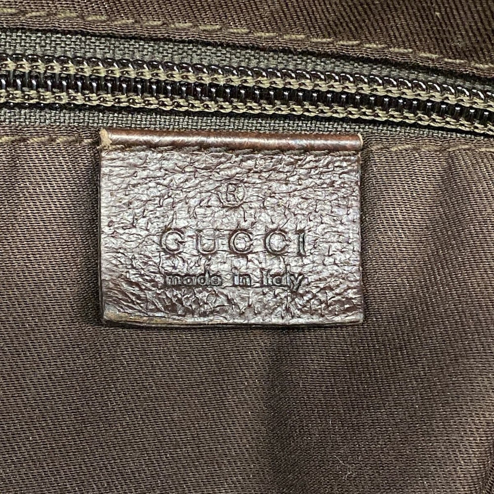 Gucci GG/Shelly Shoulder Bag 189752 Beige Dark Brown Multi Jacquard Leather - Picture 8 of 15